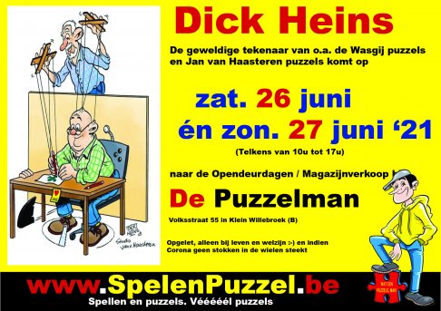 Opendeurdagen / magaijnverkoop bij De Puzzelman + opening mooiste spellen en puzzelwinkel ter wereld !