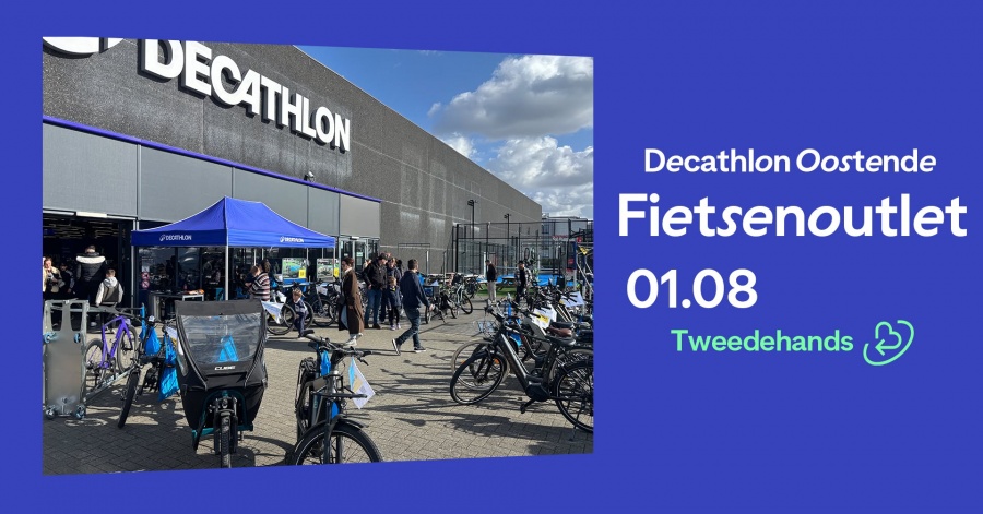 Outlet tweedehandsfietsen en refurbished koersfietsen Decathlon Oostende