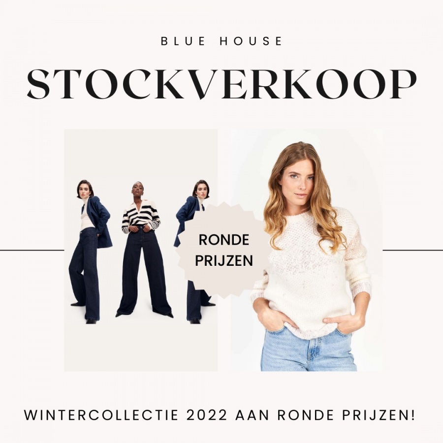Blue House Stockverkoop merkenboetiek dameskledij 