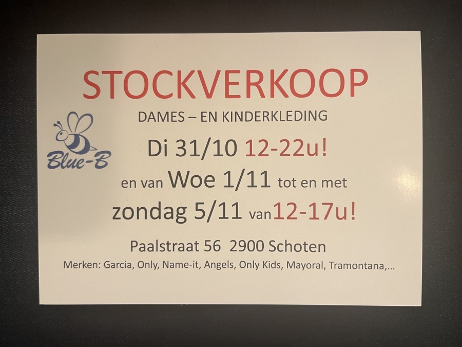 Blue-B Dames- en kinderkleding stockverkoop