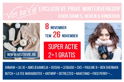 Privé winterverkoop Vis Ta Vie