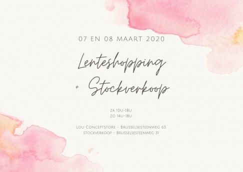 Lou Conceptstore: Lenteshopping en Stockverkoop