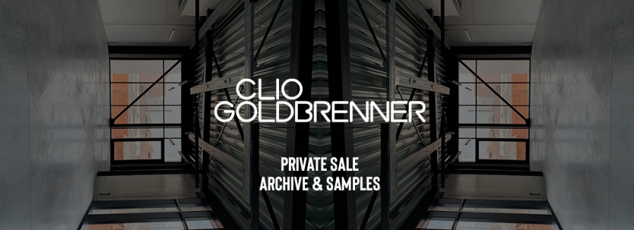 Clio Goldbrenner archive- en sample sale