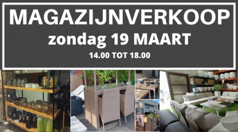 Outlet verkoop tuinmeubelen, decoratie, bloembakken, etc... - 1