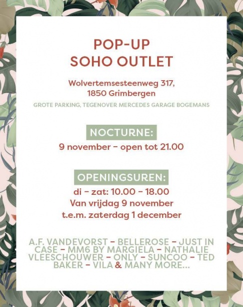 Pop-up SOHO outlet