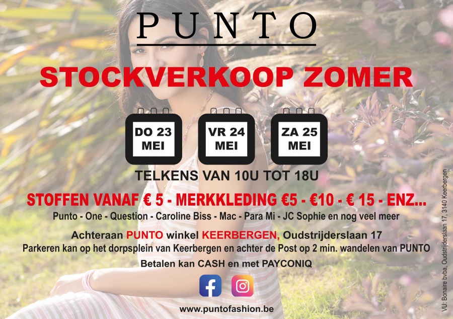 Stockverkoop PUNTO Keerbergen