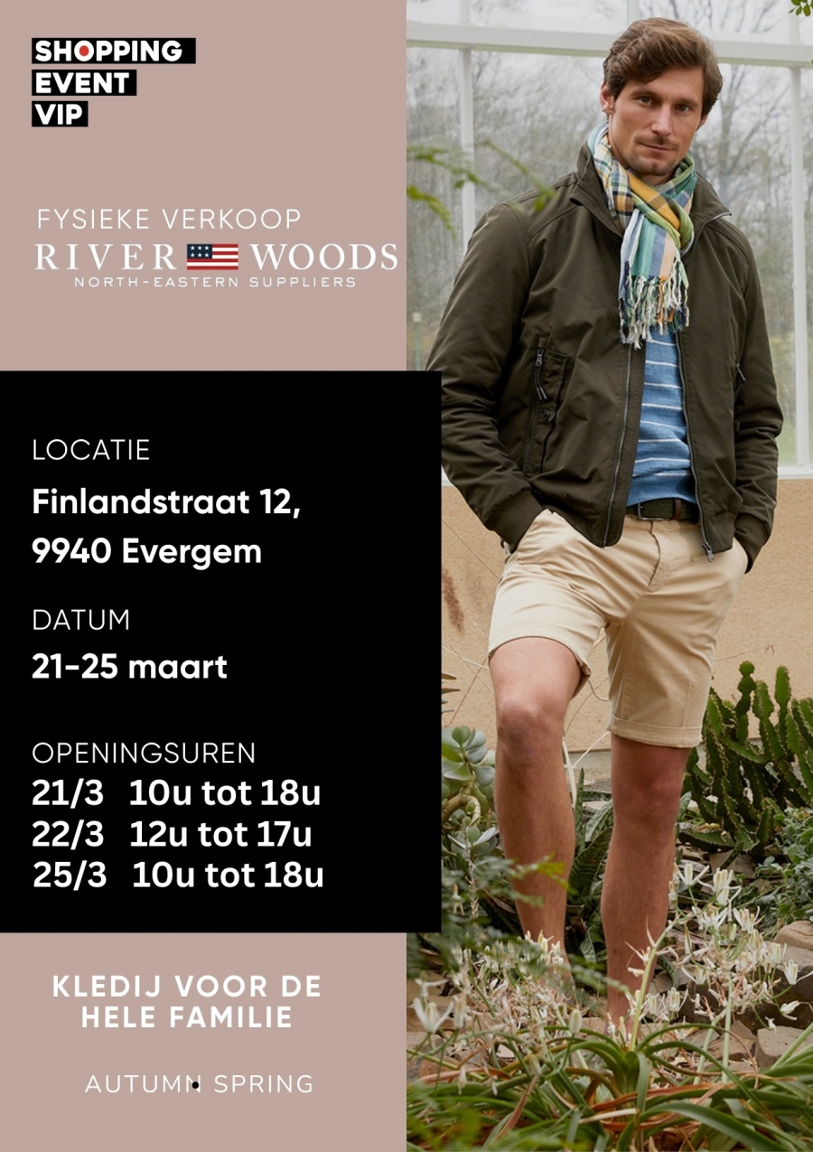 River Woods stockverkoop – Fysieke Verkoop