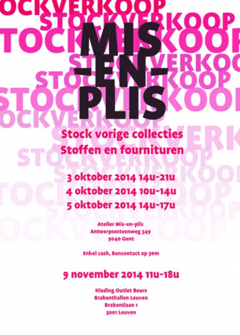 Stockverkoop MIS-EN-PLIS