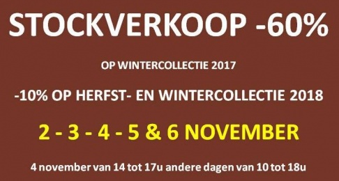 Taille Unique stockverkoop