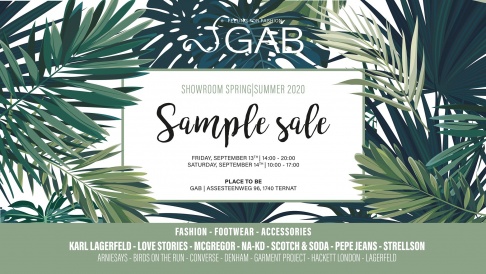 GAB showroom sample sale 