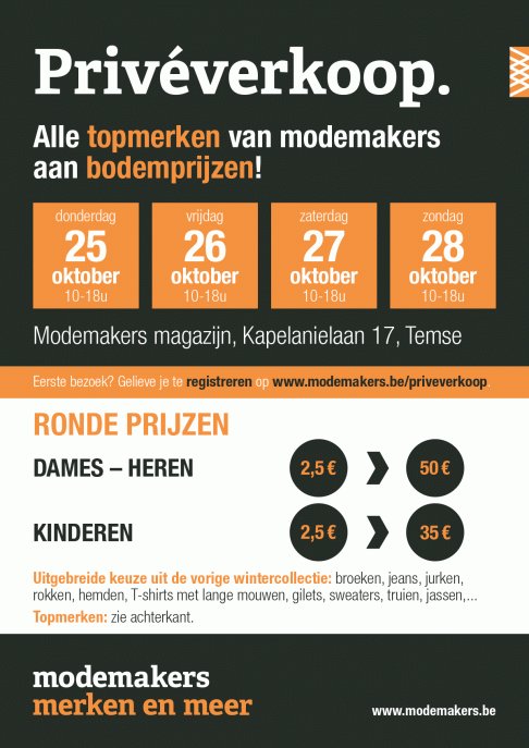 Privéverkoop modemakers