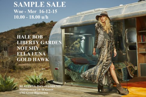 Sample sale Beautiful Day & Clodenis