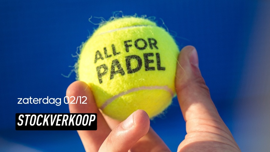 All for padel Adidas stockverkoop