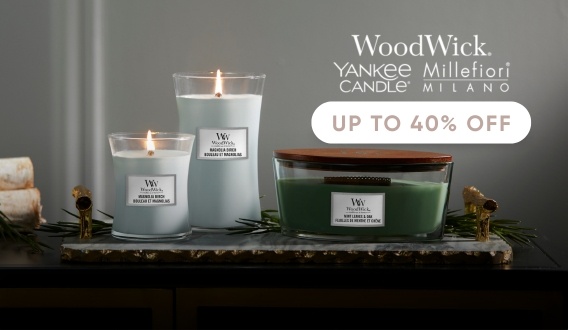 Woodwick, Yankee Candle & Millefiori privé verkoop