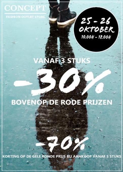 Herfst sale, nu nieuwe collectie aan min 50% vanaf 3 items ontvang je een extra % 