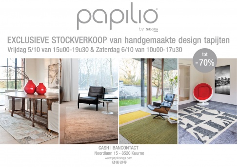 Stockverkoop van handgemaakte design tapijten