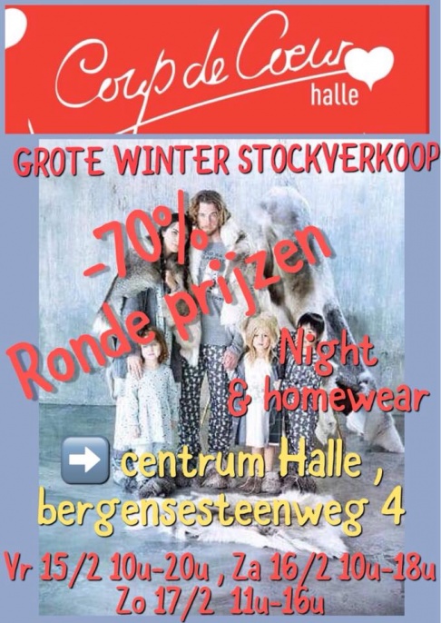 WINTER Stockverkoop Coup De Coeur Halle