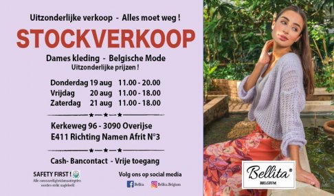 Stockverkoop Bellita