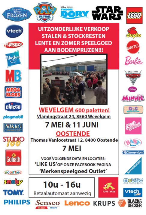 Uitzonderlijke verkoop speelgoed (Wevelgem)