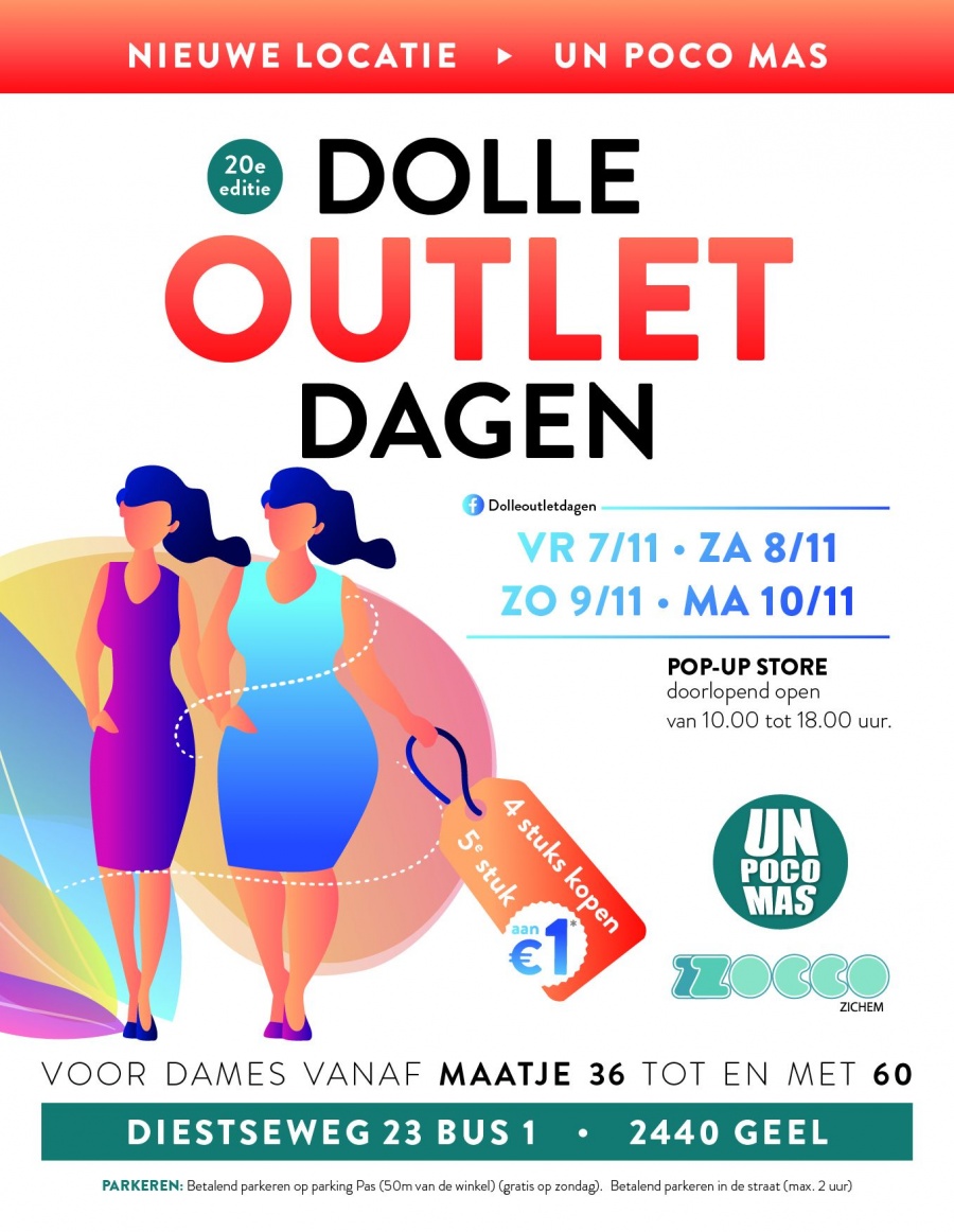 Zzocco en Un Poco Mas dolle outlet dagen