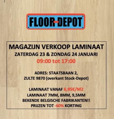 Magazijn Stockverkoop Laminaat