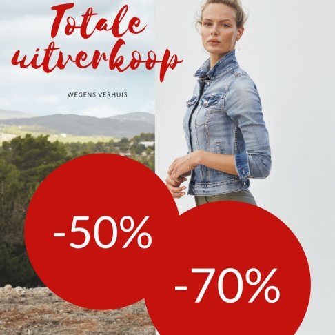 Totale uitverkoop Queens Leuven - alles aan -50% en -70%