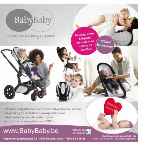 Stockverkoop babyartikelen bij BabyBaby te Deurne-Diest