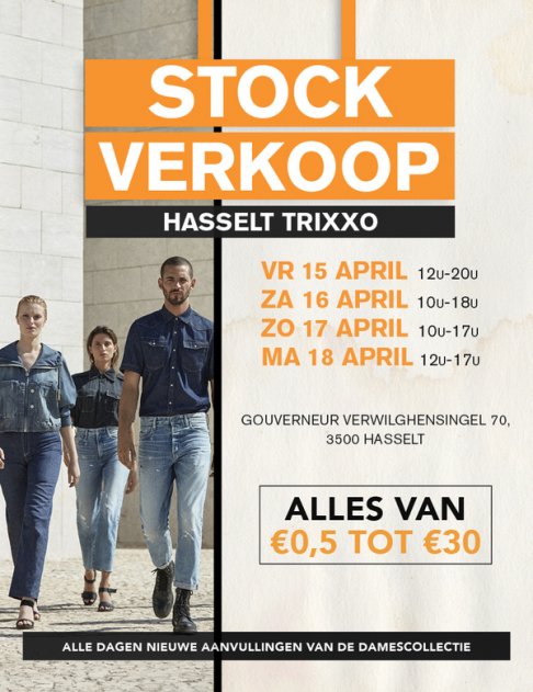 Stockverkoop Zeb Fashion Trixxo Hasselt