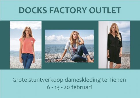 Outletverkoop tiener- en damesmerkkleding te Tienen 6/13/20 feb. 2015