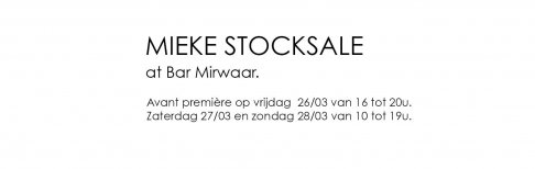 Mieke's stocksale