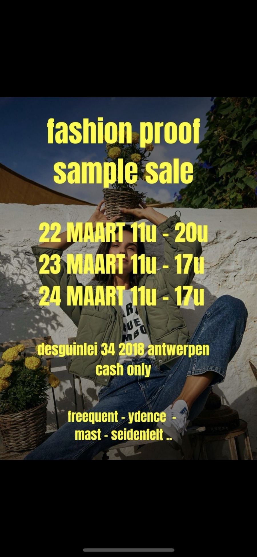 Fashion Proof sample sale