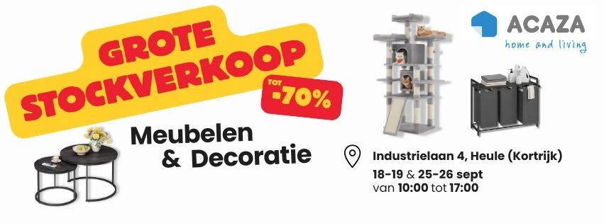 Acaza stockverkoop