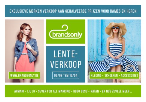 Lenteverkoop Brands Only Harelbeke