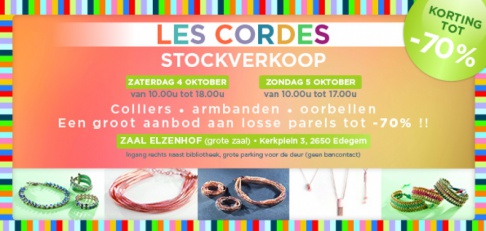Stockverkoop 'Les Cordes' ( fantasiejuwelen)