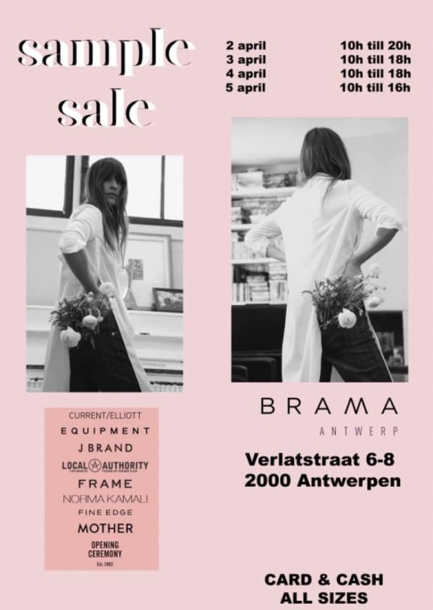 Sample Sale Brama Antwerp