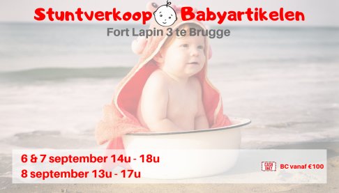 Stuntverkoop Babyartikelen Brugge