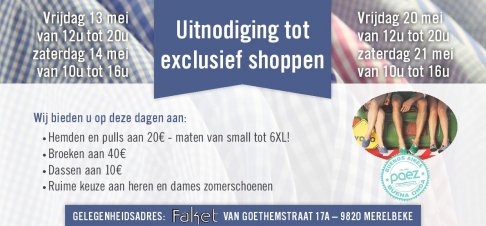 Sxclusief shoppen bij Faket te Merelbeke