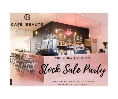 Stock Sale Party Café Beauté