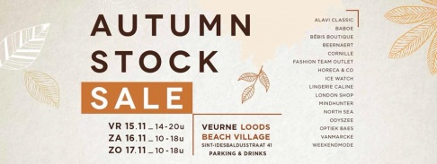 Herfst Stock Sale verschillende handelaars Veurne