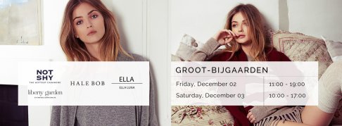 Shopping event Not Shy - Ella Luna - Hale Bob - Liberty Garden | TOT 70% KORTING