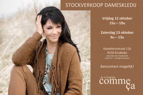 Stockverkoop Dameskledij Comme Ca