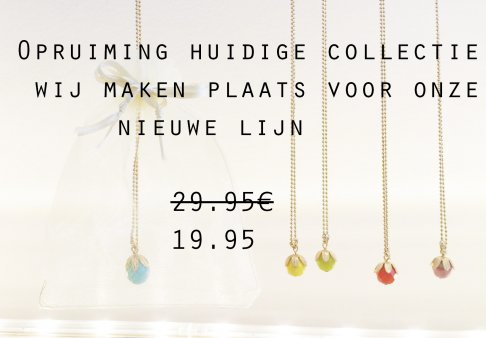 Mme Bovary maakt plaats voor nieuwe collectie! Juwelen aan 19.95€ ipv 36€ 