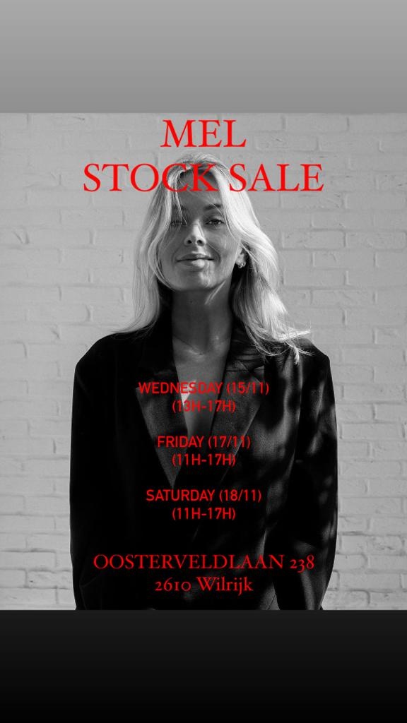 MEL ANTWERP - STOCKSALE 