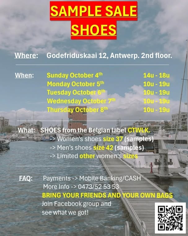 CTWLK sample sale