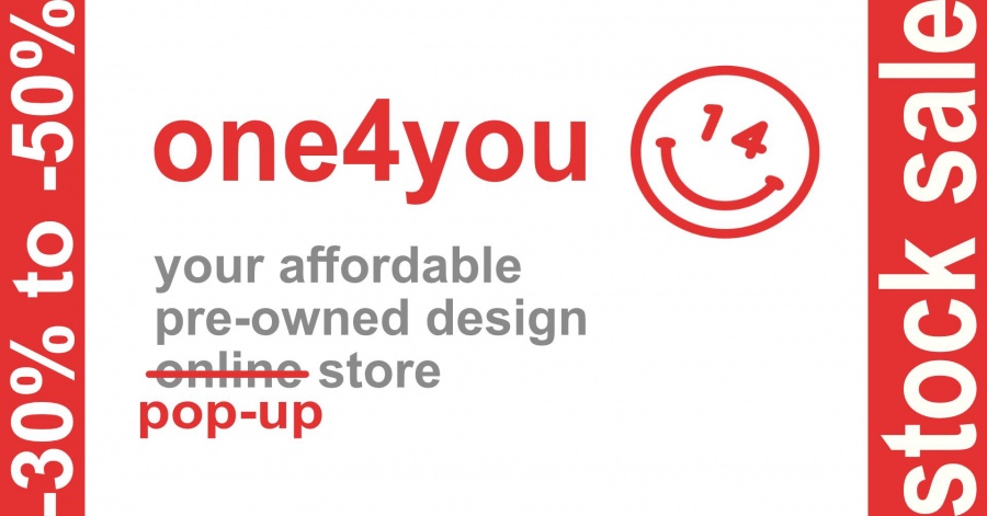 one4you: pre-owned design pop-up store
