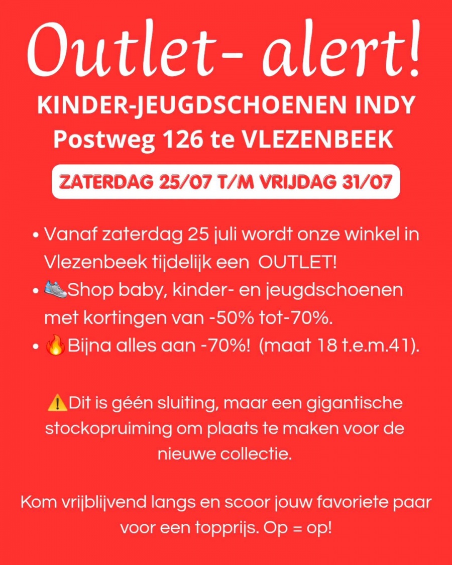 Kinder en Jeugdschoenen Indy outlet