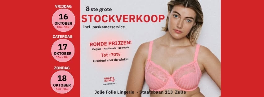 Jolie Folie – 8ste grote stockverkoop