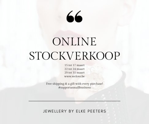 Online Stockverkoop Elke Peeters juwelen