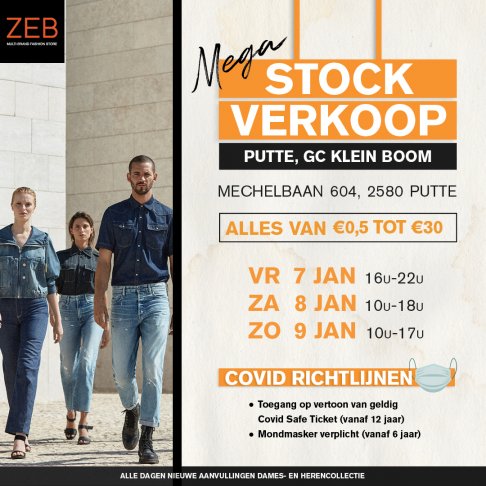 ZEB Stockverkoop in Putte