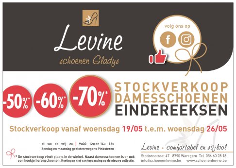 Stockverkoop eindereeksen damesschoenen